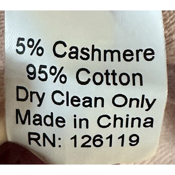 Victor Glemaud Cashmere Cotton Cutout Sweater Pink Size M - Picture 3 of 6